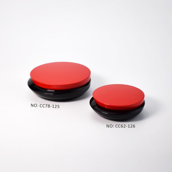 Luxury Magnetic Circular Compact Case Large